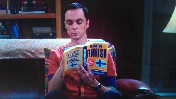Sheldon cooper learning finnish